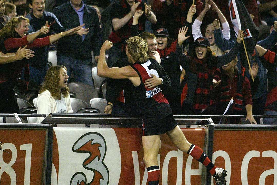 Article image for Tony Shaw tracks down the fan who James Hird hugged