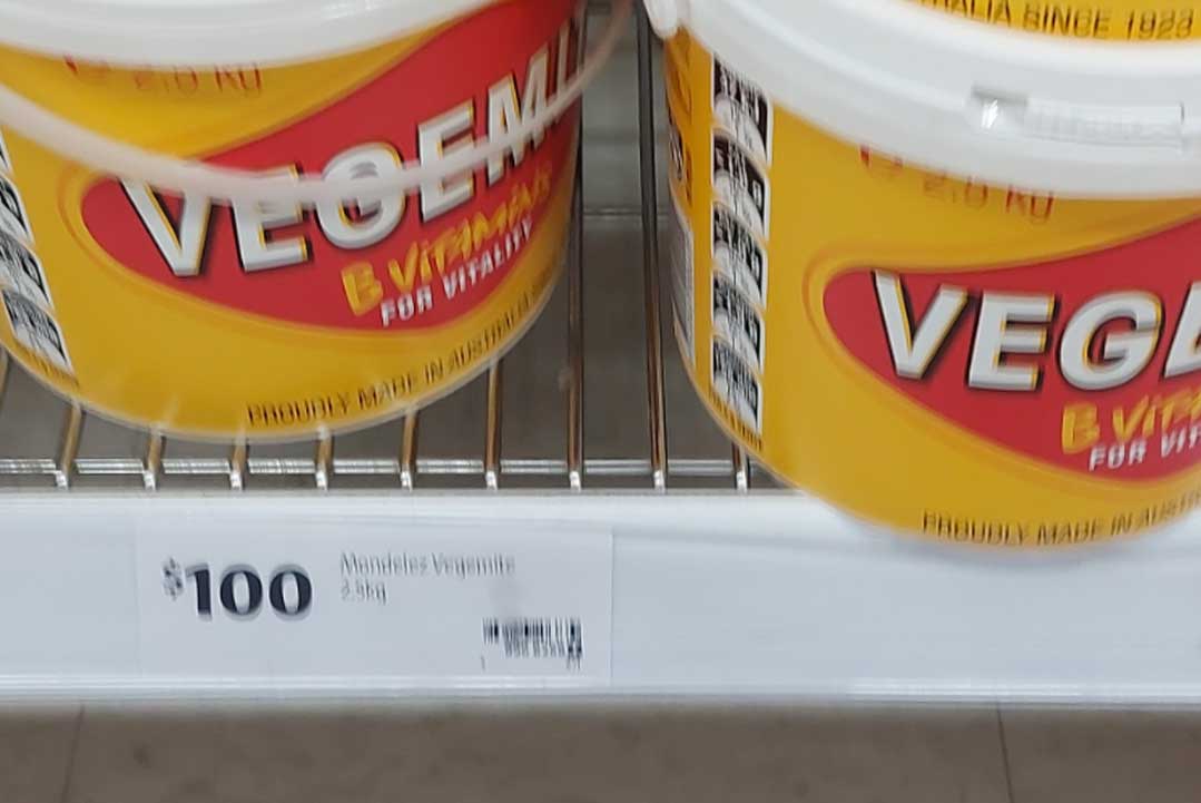 Article image for HOW MUCH!? Tub of vegemite on sale for EYE-WATERING amount at the supermarket