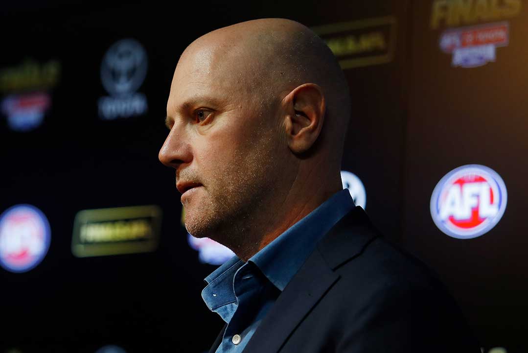 Article image for AFL umpires boss addresses questions and concerns about rules and current interpretations