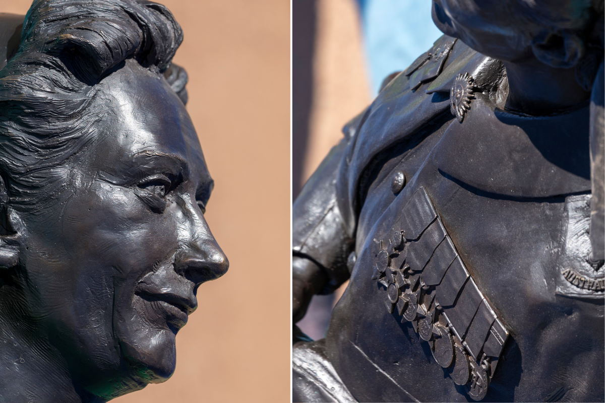 Article image for ‘Long time coming’: Australian War Memorial unveils sculpture of ‘remarkable’ WWII nurse