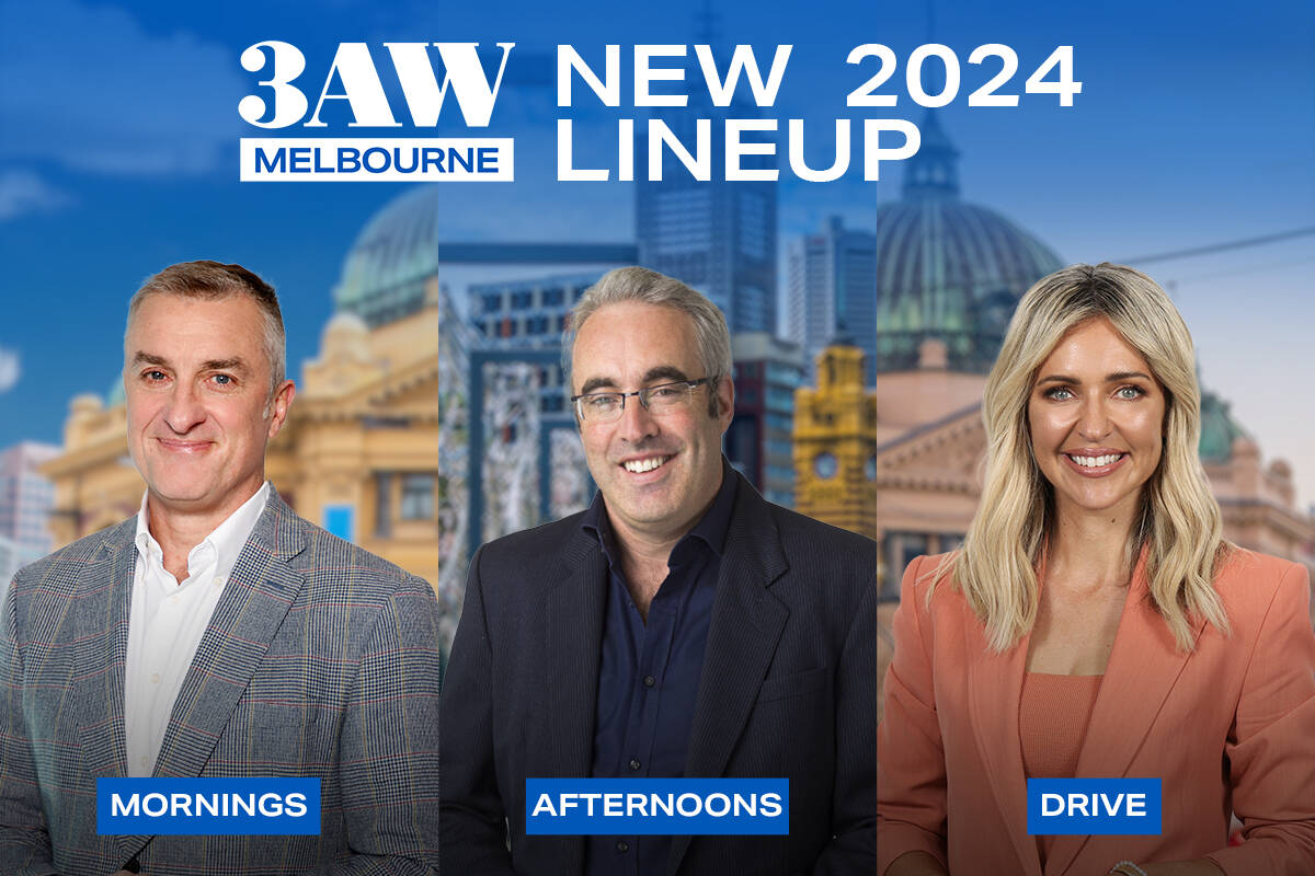 Article image for 3AW’s new line-up revealed
