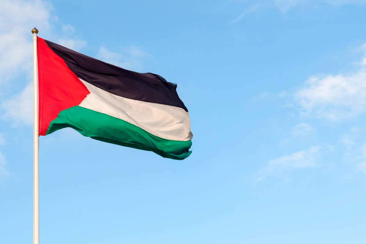 Article image for Why Palestinian flags are currently being flown at Federation Square