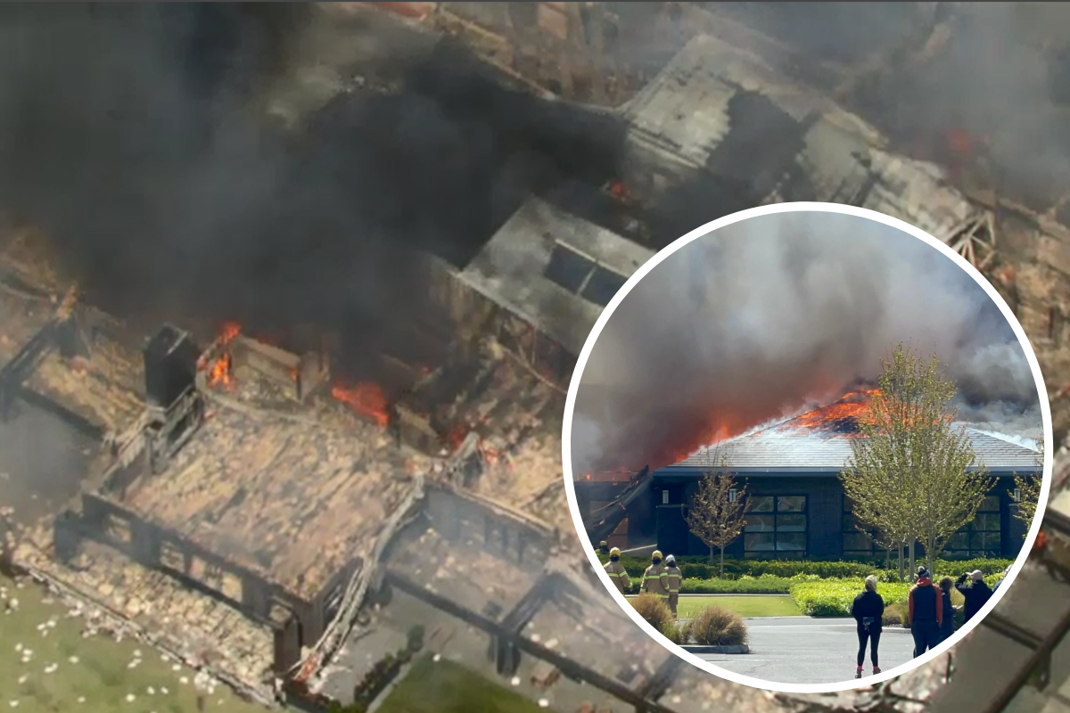 Article image for Yarra Valley golf clubhouse destroyed by huge fire