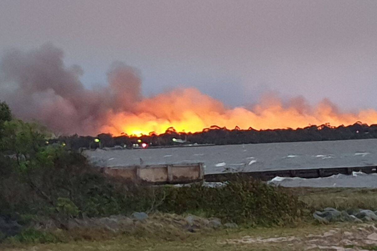 Article image for Emergency warnings issued in Gippsland as out of control bushfires ravage the area