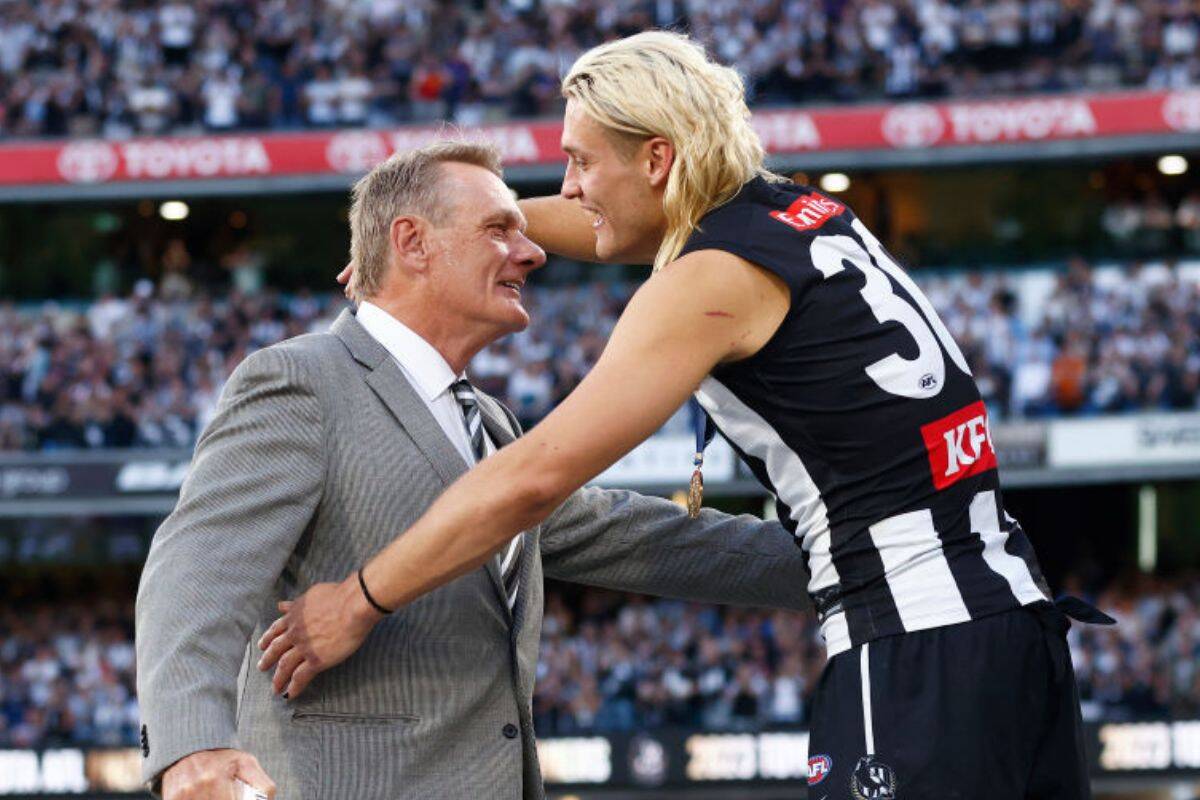 Article image for ‘Dream come true’: Peter Moore speaks on ‘very emotional’ moment with son Darcy post-game