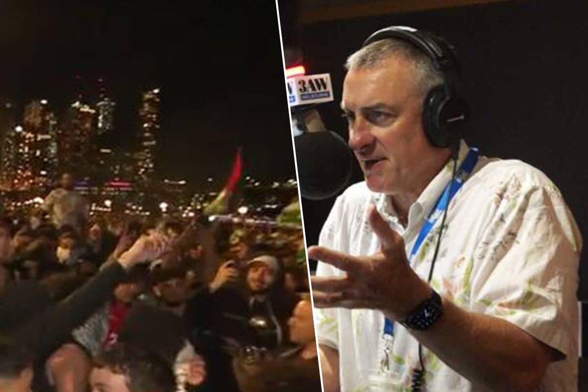 Article image for New audio from the pro-Palestinian rally comes to light, leaving Tom Elliott ‘appalled’