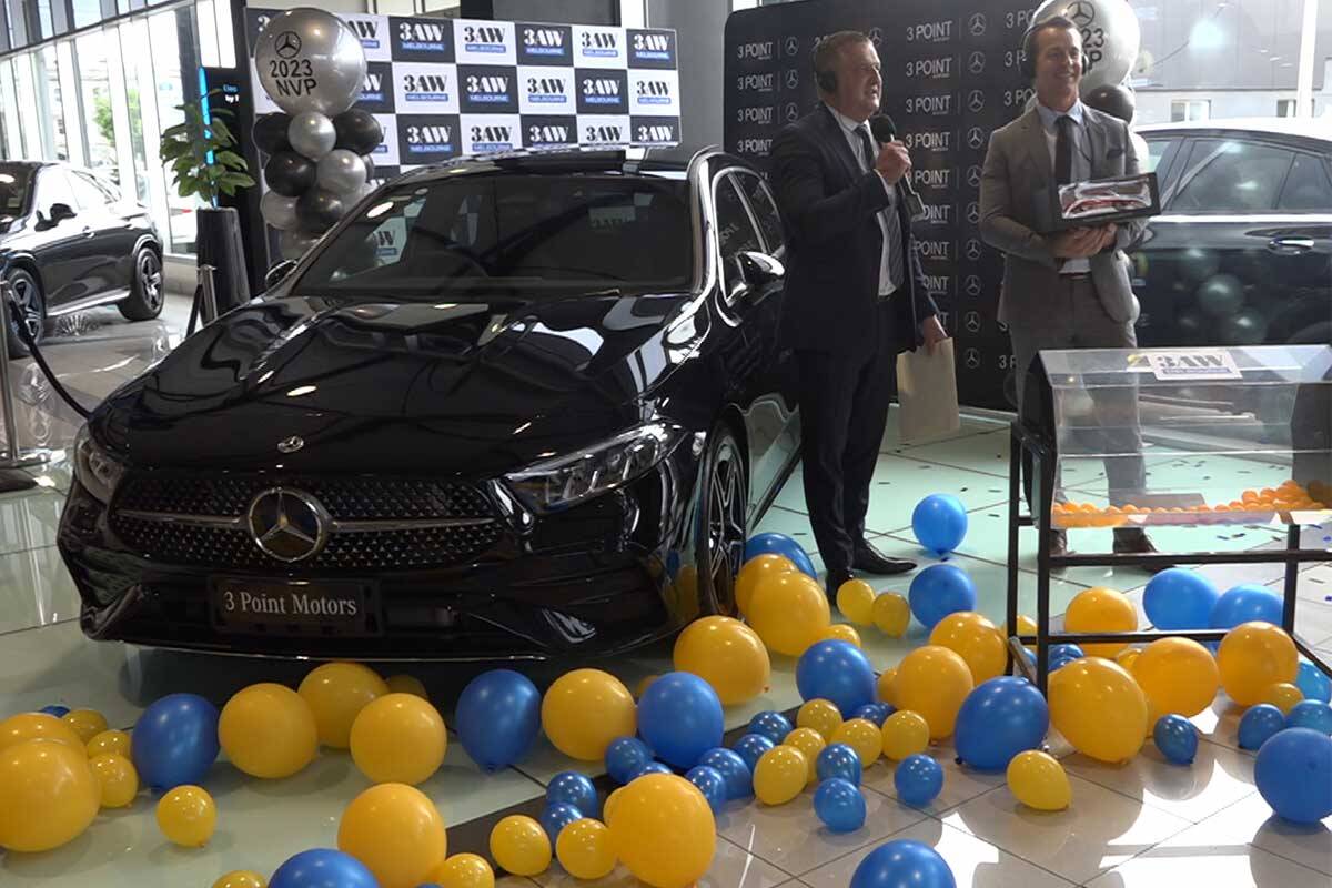 Article image for Neil gives away a Mercedes-Benz to his 2023 NVP winner!