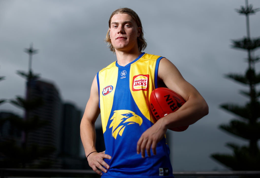 Article image for Number one draft pick embracing media hype ahead of first season at West Coast