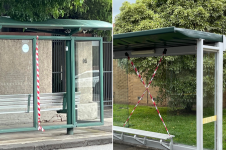 Bus stops in inner south-east Melbourne vandalised