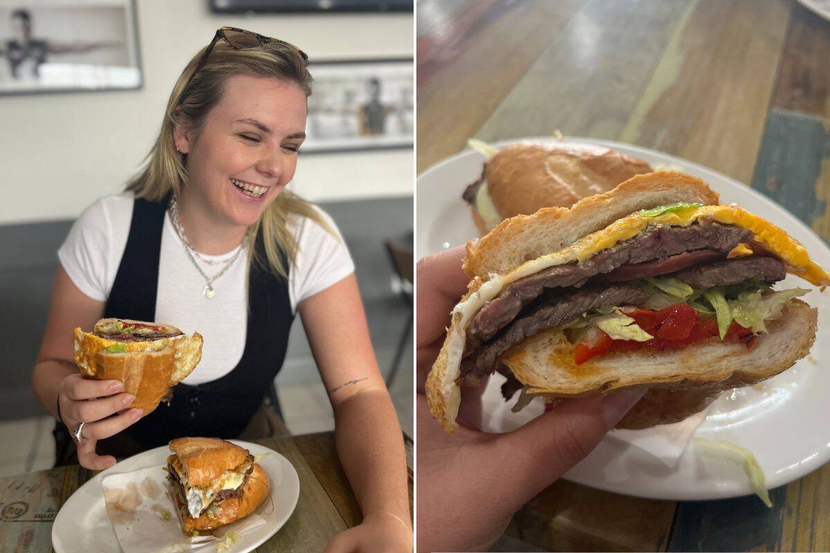 Article image for Emilia reviews a steak sandwich shop which is the best she’s ever had!