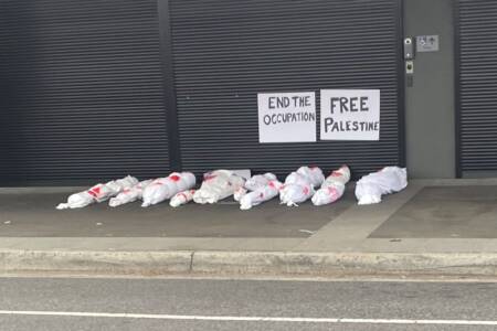 ‘Horrifying and confronting’: Fake bloodied corpses placed outside several MP’s offices