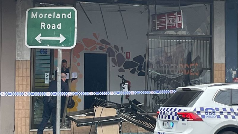 Article image for Brunswick scooter store ram raided in early morning incident