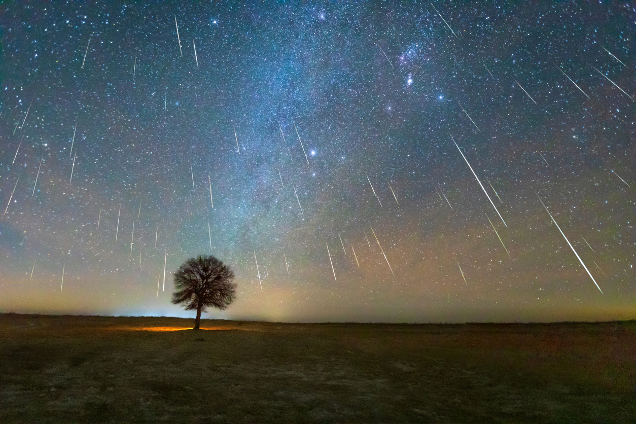 The best time to catch tonight's meteor shower