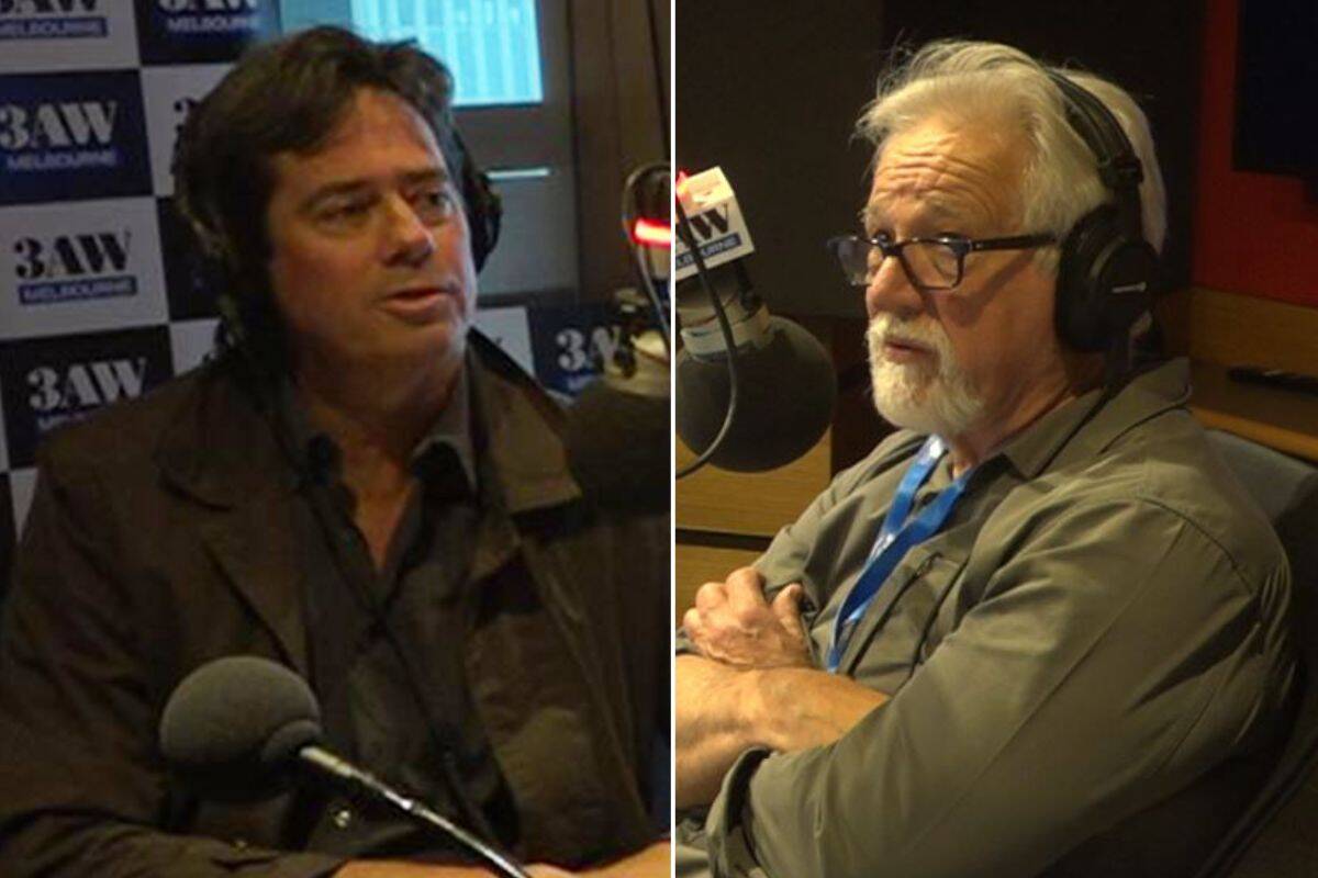 Article image for ‘Don’t duck the question’: Gillon McLachlan presses Neil Mitchell on why he’s ‘great’