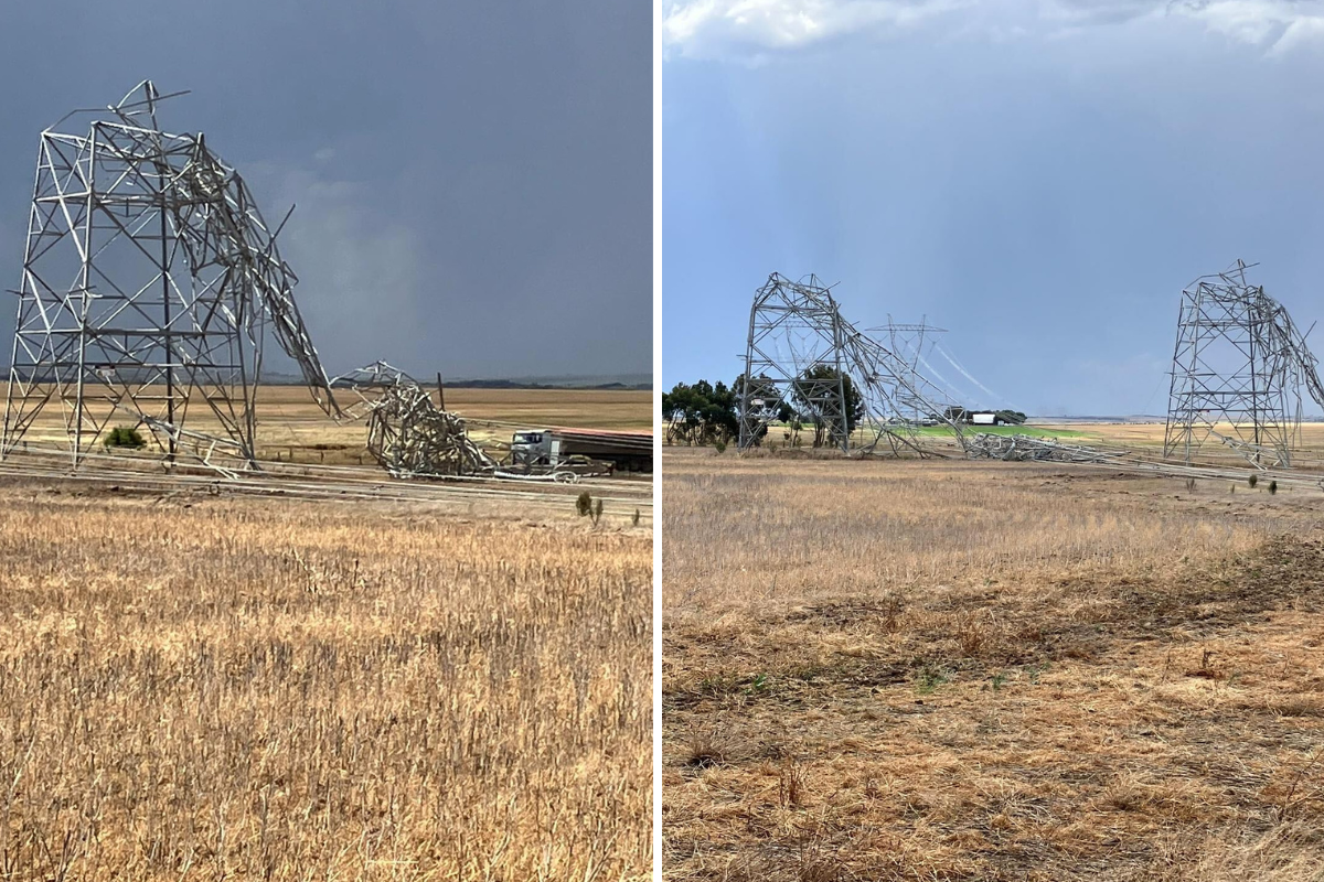 Article image for Power station sustains massive damage during wild Melbourne weather