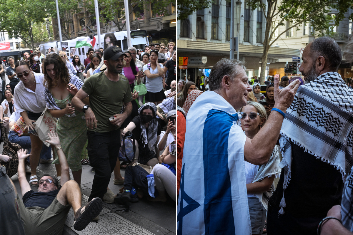 Article image for Police talk Town Hall scenes as Jewish community considers leaving Victoria