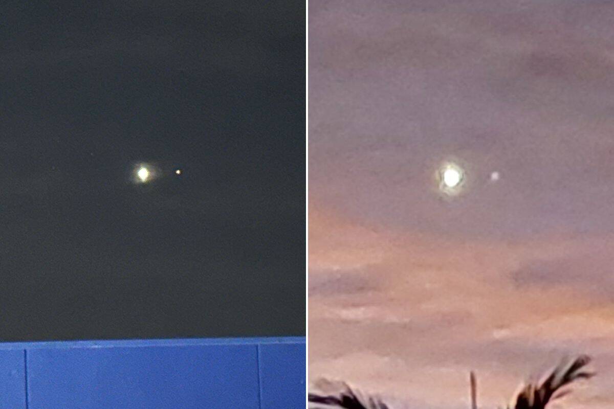 Article image for ‘Remarkably close’: Venus and Mars seen rising side by side this morning!