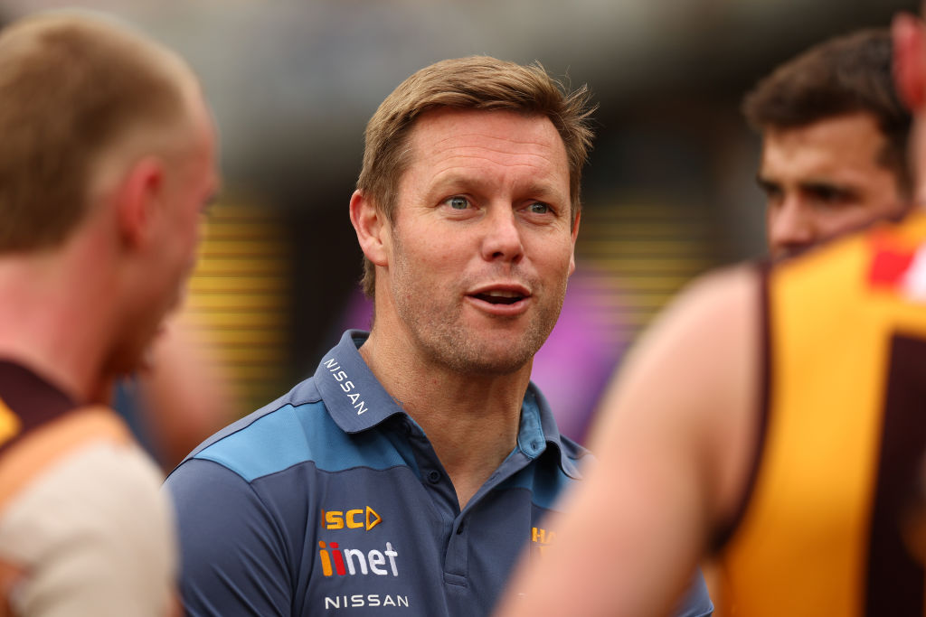 Article image for Hawks coach Sam Mitchell provides update on Will Day and talks recent James Sicily controversy