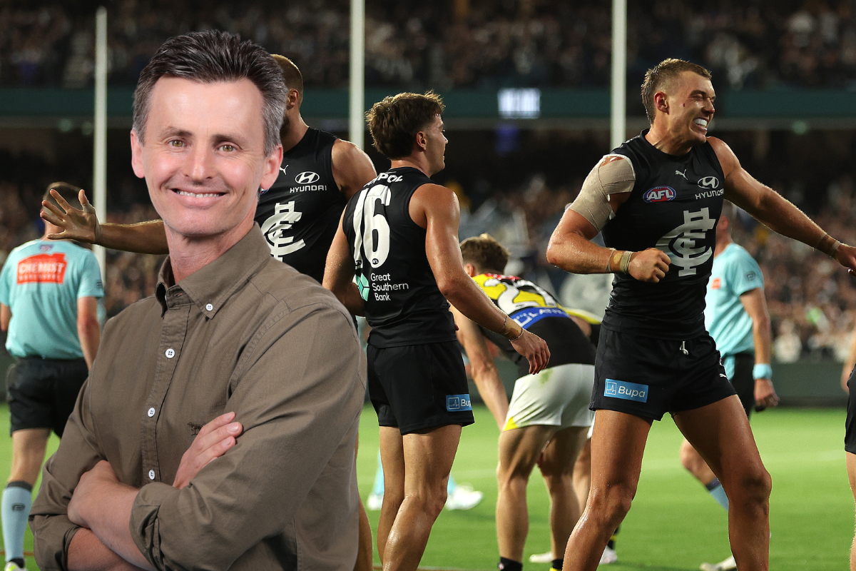 Article image for ‘It’s Carlton’s four points tonight’: Anthony Hudson’s stunning call of Blues win over Richmond