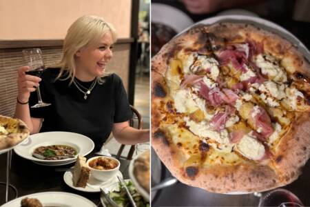 Emilia reviews a pizza joint in East Melbourne which Russel highly recommended!