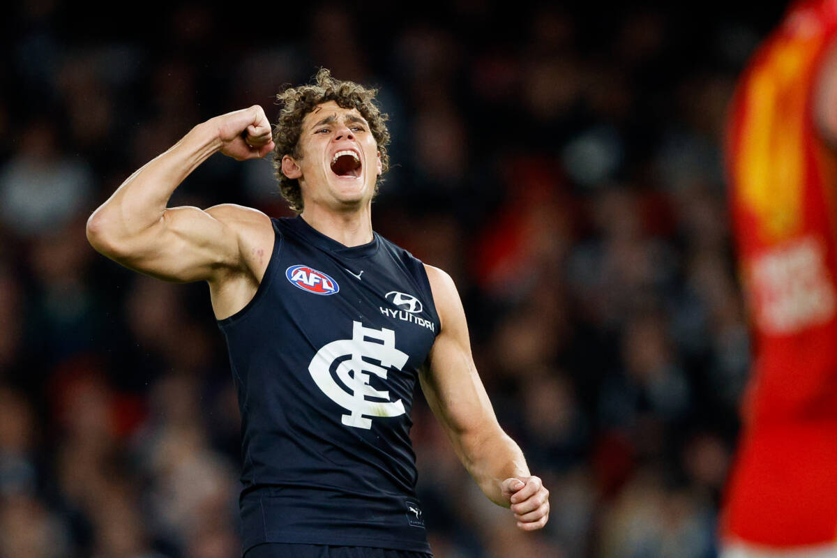 Article image for How ‘smart forward’ Charlie Curnow keeps drawing free kicks