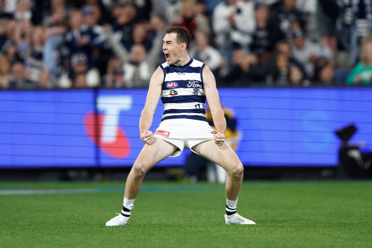 Article image for Matthew Lloyd believes Geelong superstar Jeremy Cameron’s best is still ahead of him