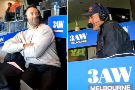 Jimmy Bartel pumps up Richo’s golf game after Bubba Watson encounter on Friday night!