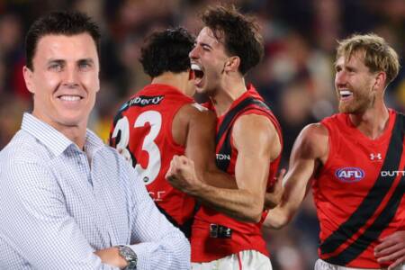 Who impressed Matthew Lloyd for Essendon in their close win over Adelaide