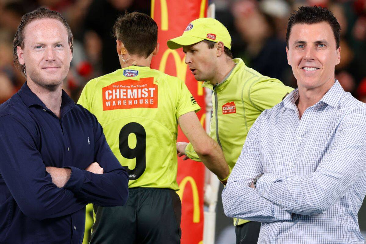 Article image for Sam McClure and Matthew Lloyd wonder whether the AFL has lost control of the score review narrative