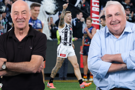 ‘The football houdini’s have done it again!’: Tim Lane and Tony Leonard’s call of Collingwood’s dramatic win