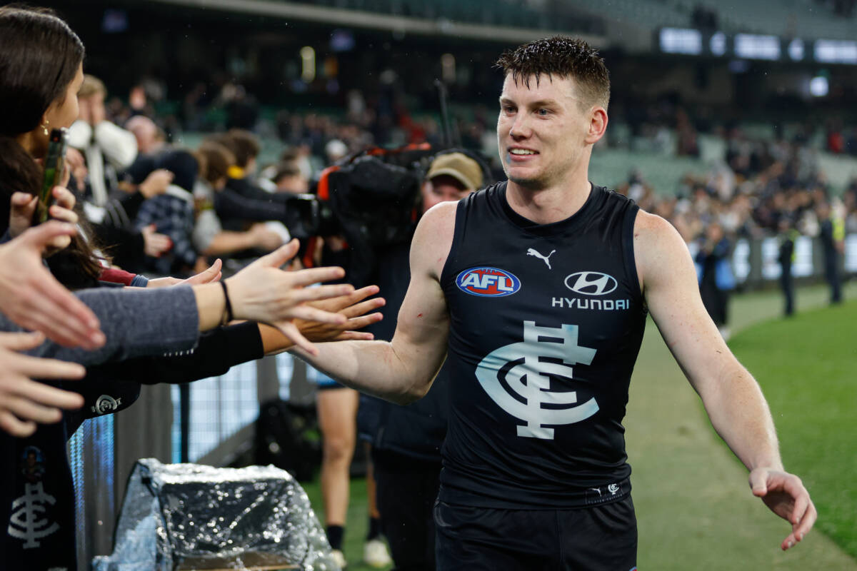 Article image for Where Sam Walsh says Blues have to improve to shake off ‘cardiac Carlton’ tag