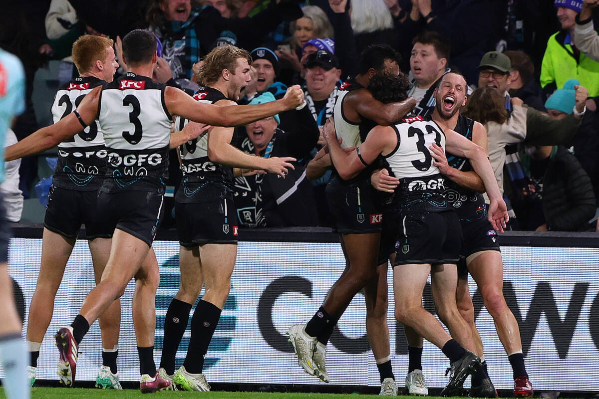 Article image for ‘You’ve got to celebrate the wins’: Travis Boak’s reaction to crazy comeback win