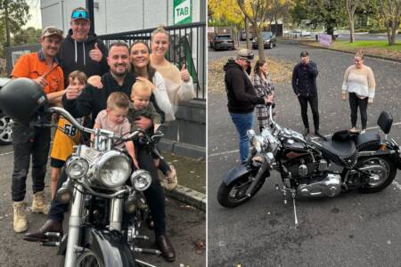 The heartwarming story of a man being reunited with his late father’s Harley Davidson!