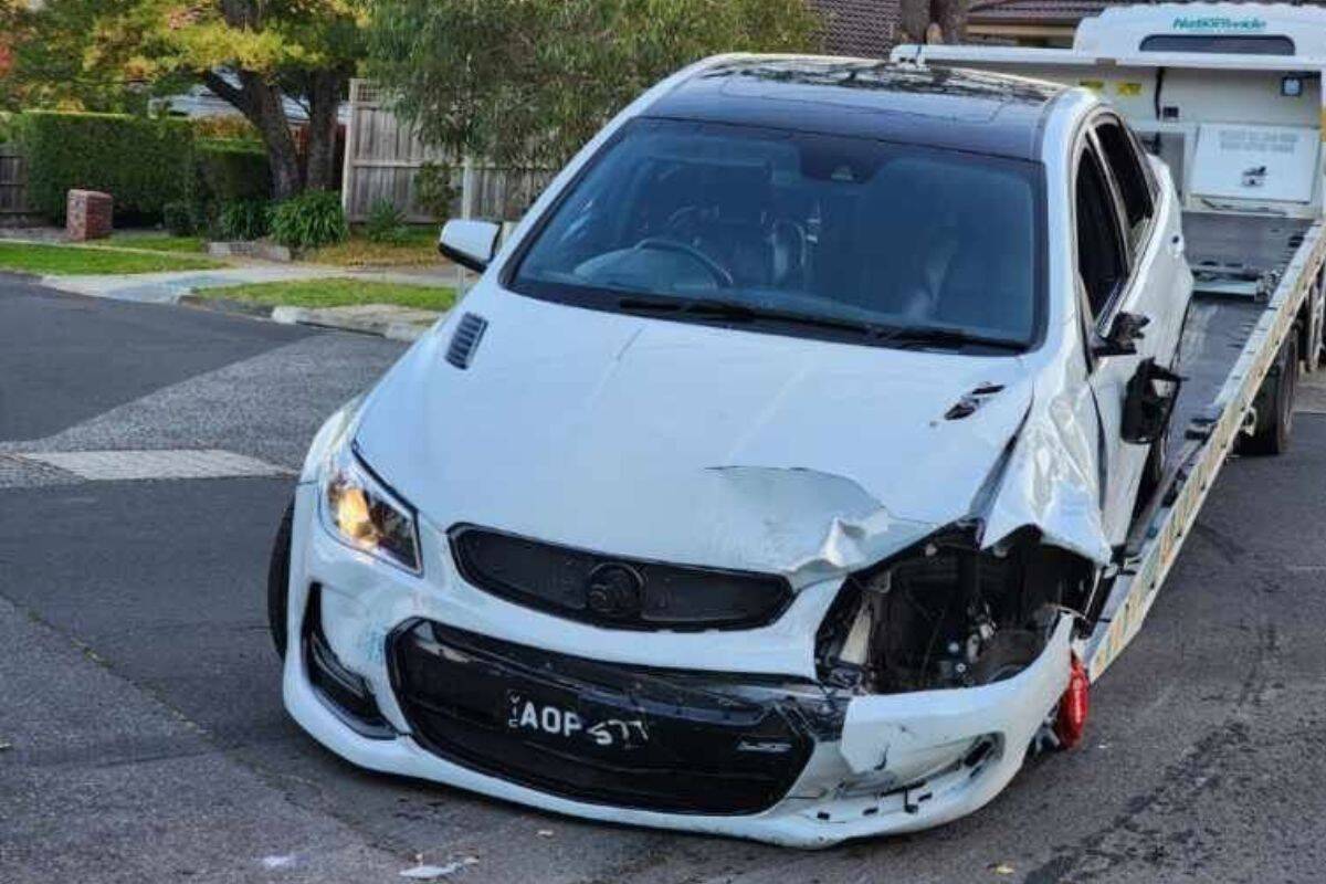 Article image for ‘Sparks flying everywhere’: Police chase comes to ‘crashing halt’ in Melbourne’s south-east