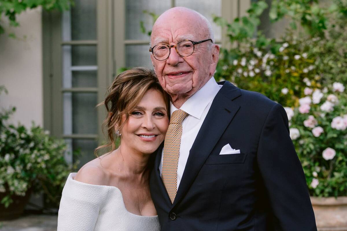 Article image for ‘Love is love’: Rupert Murdoch married for the fifth time