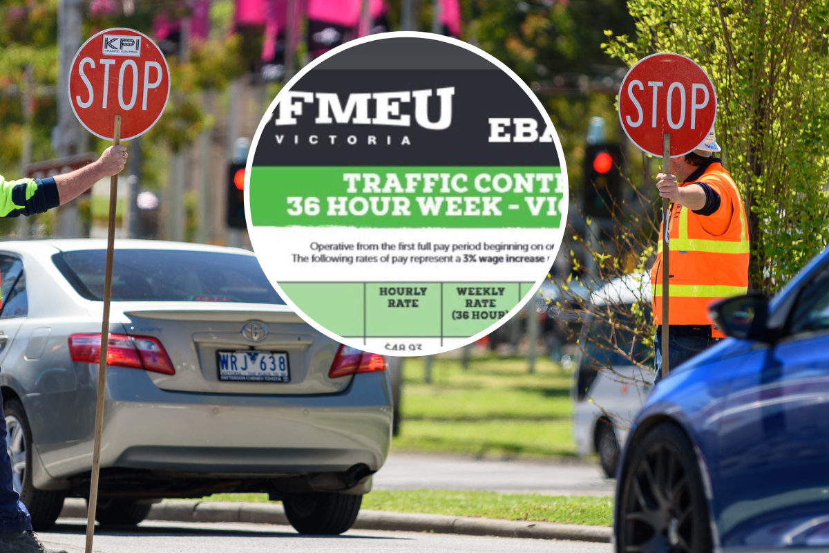 Article image for Does CFMEU-backed traffic control pay rates pass the pub test?