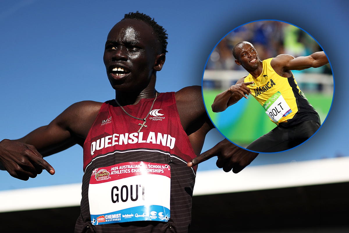 Article image for Jon Anderson sees similarities between Australian sprinter Gout Gout and Usain Bolt