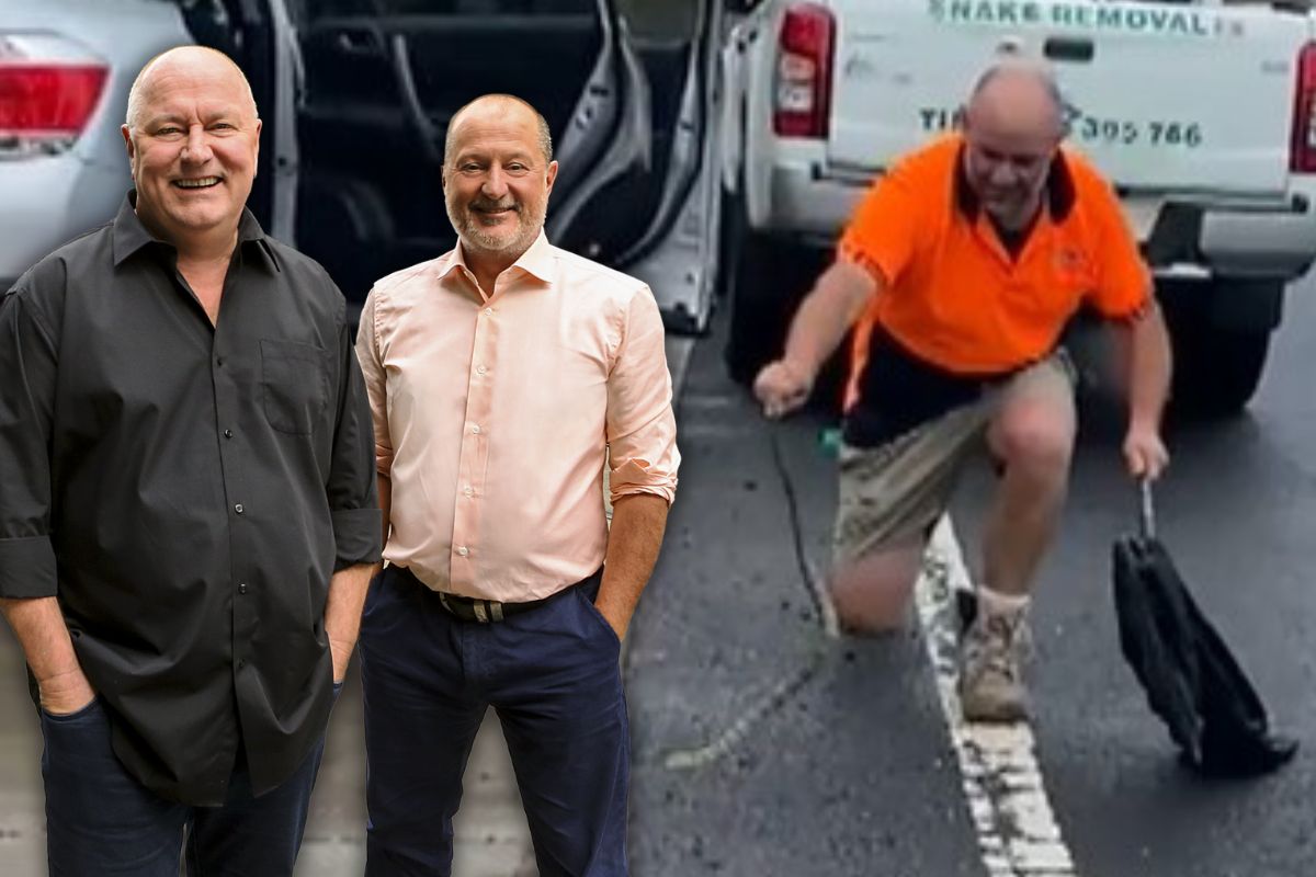 Article image for The joke from the snake catcher on the Monash Freeway which cracked up Ross and Russ!
