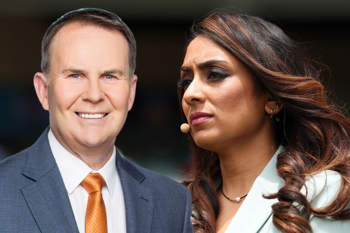 Article image for The comment from cricket commentator Isa Guha which caught Tony Jones’ attention