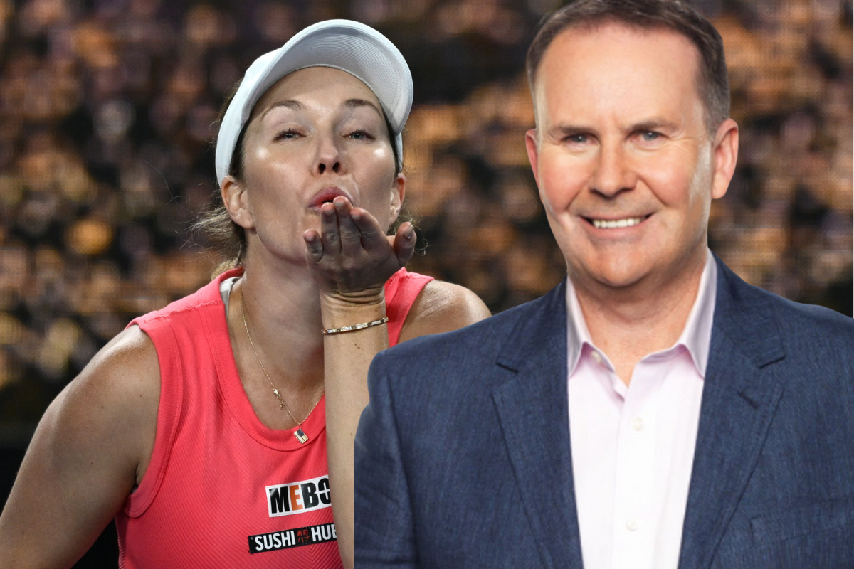 Article image for Tony Jones labels Danielle Collins a ‘brat’ following fiery post-match