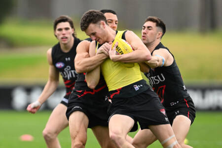 ‘Treading water’: Essendon football boss’ worrying update on young Don