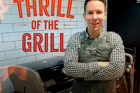 Thrill of the Grill – Recipe for Lane’s BBQ Fiesta Flank Steak Tacos with Grilled Corn