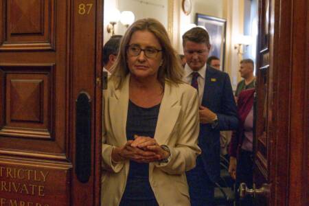 Reporter lifts lid on ‘heated’ scenes as Jacinta Allan storms out of press conference