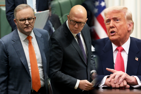 Albo accuses Dutton of living in a ‘fantasy land’ after Trump’s tariffs announcement