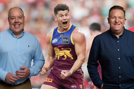 ‘THEY ARE THE LION KINGS!’: Shane McInnes and Matt Granland’s call of Brisbane’s thrilling win