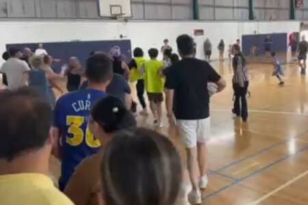Wild brawl breaks out at children’s basketball game in Melbourne’s north