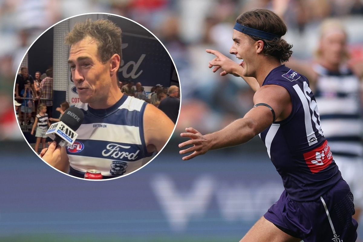Article image for Jeremy Cameron reacts to ‘impressive’ third quarter blitz from Murphy Reid!