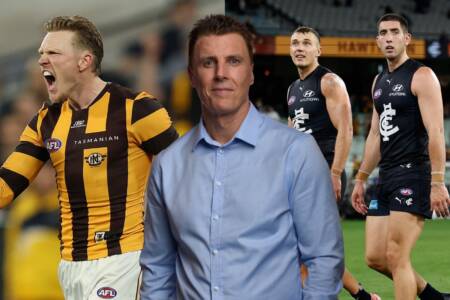 What ‘jumped out’ at Matthew Lloyd when assessing Hawthorn’s win over Carlton
