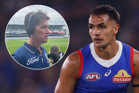 Andrew Mackie questioned on whether Geelong will go after Jamarra Ugle-Hagan