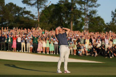 Mark Allen’s snap reaction to dramatic Rory McIlroy Masters victory